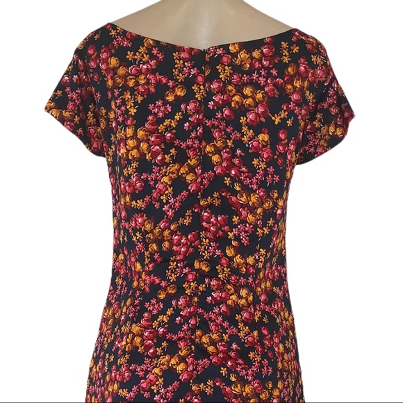 Cinder + Smoke Floral Mod Mini Shift Dress - Picture 6 of 7